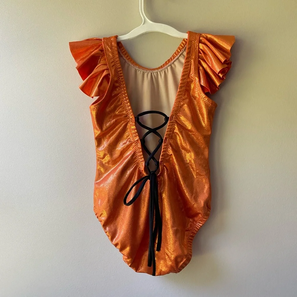 Etsy Pumpkin Dance Leotard
